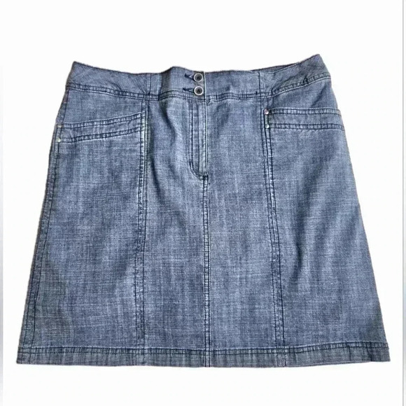 Karen Scott Women's Denim Skort - Picture 1 of 9